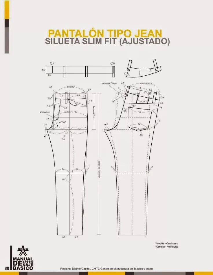 Построение выкройки джинсов женских pattern Pants sewing pattern, Garment pattern, Pants pattern