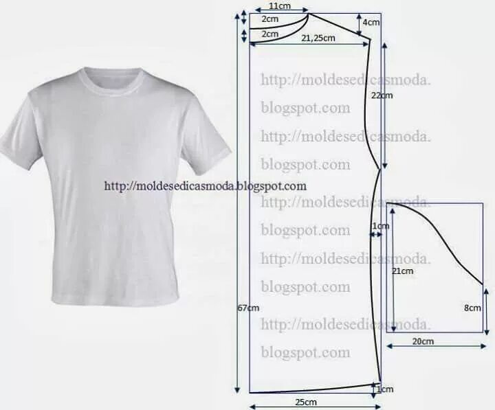 Построение выкройки футболки оверсайз мужской Pin on Modelagem Shirt sewing pattern, T shirt sewing pattern, Sewing men