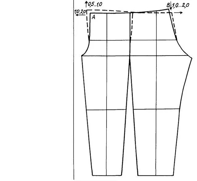 Построение выкройки мужских брюк без бокового шва исправления дефектов кроя Записи в рубрике исправления дефектов кроя Дневник Nat