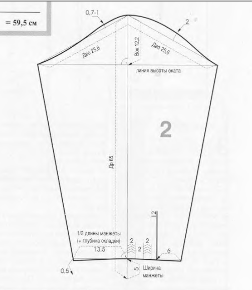 Построение выкройки мужского рукава Технология пошива мужской рубашки, есть МК. - Клуб Сезон Рубашка, Технологии, Се