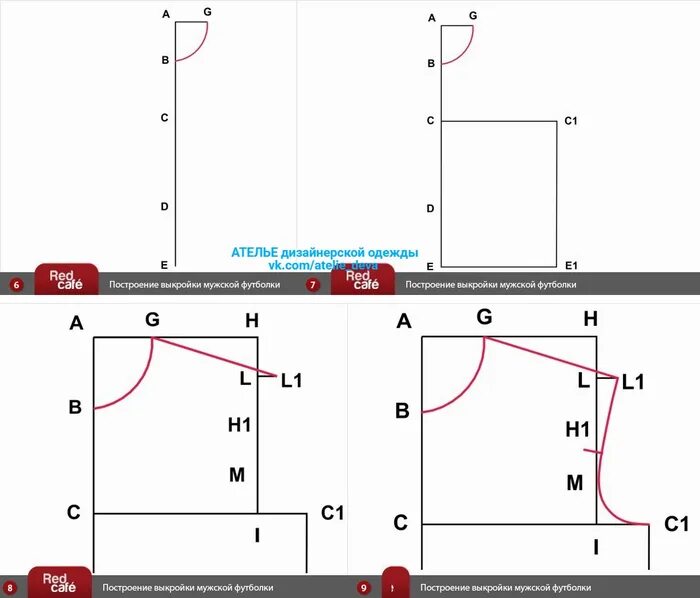 Построение выкройки мужской майки Выкройка мужской рубашки - абсолютная элегантность!