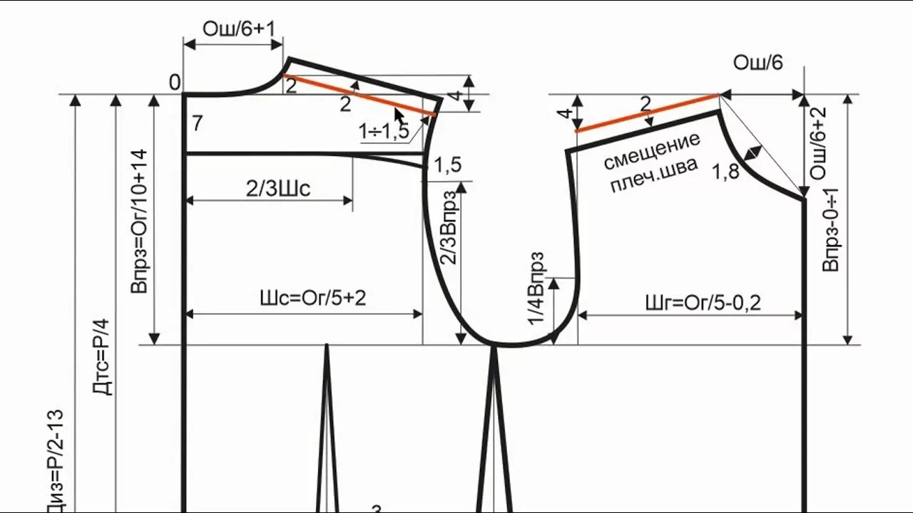 Построение выкройки мужской рубашки начиная с проймы Построение конструкции мужской сорочки - YouTube