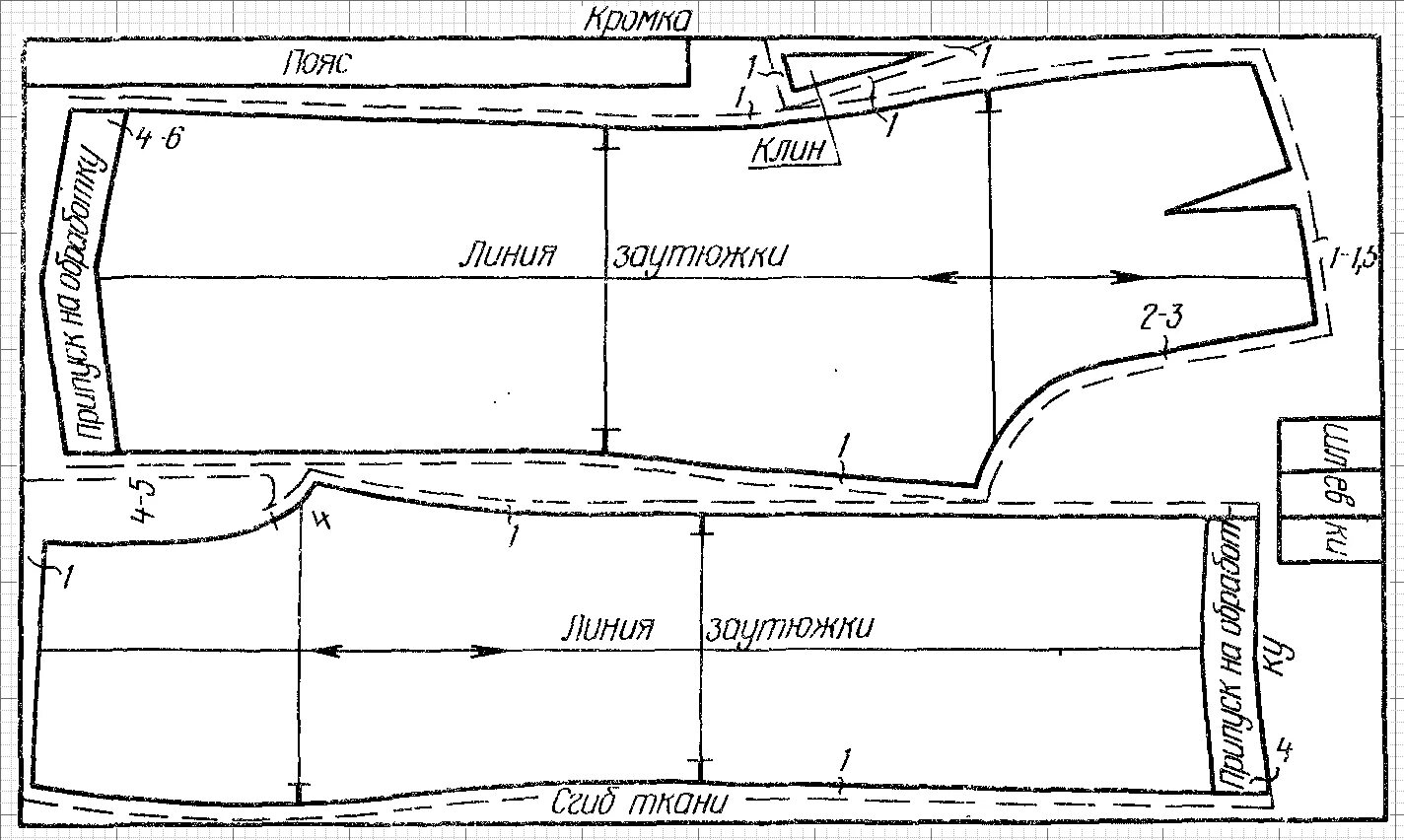 Построение выкройки на ткани способы раскладки выкроек брюк - Поиск в Google Mens trousers, Sewing inspiratio