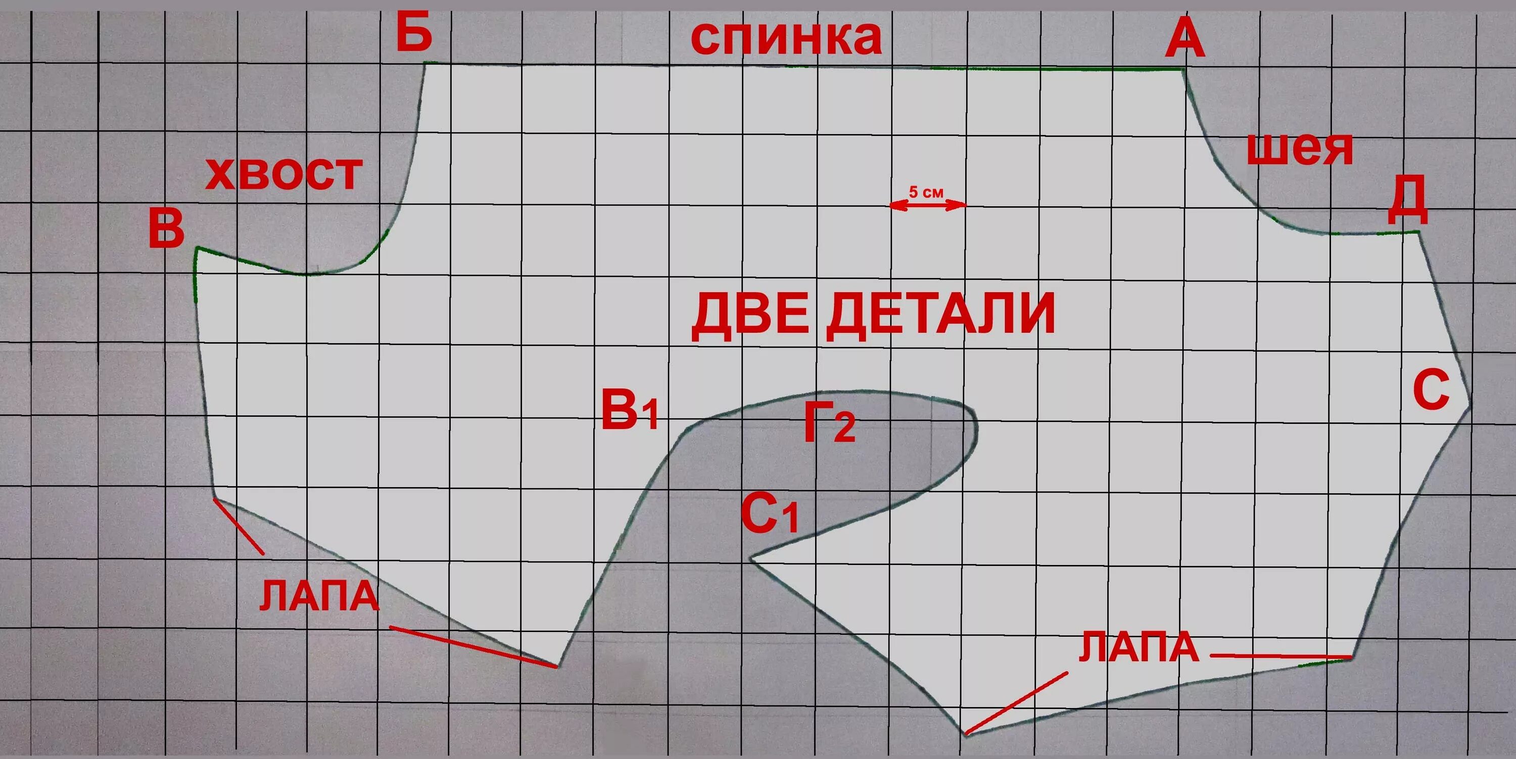 Построение выкройки одежды для собак средних пород Выкройка комбинезонов для собак