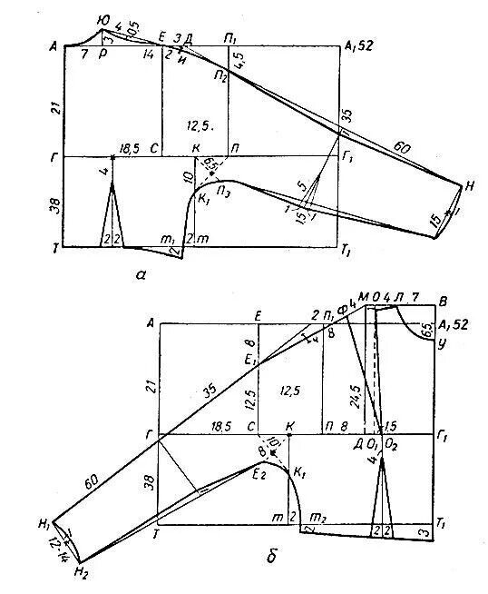 Построение выкройки основы с цельнокроенным рукавом Pin on Моделирование in 2024 Clothes sewing patterns, Sewing tutorials, Sewing p