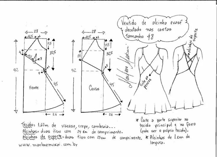 Построение выкройки платья из эластичной ткани Выкройки, Шитье, Сарафан