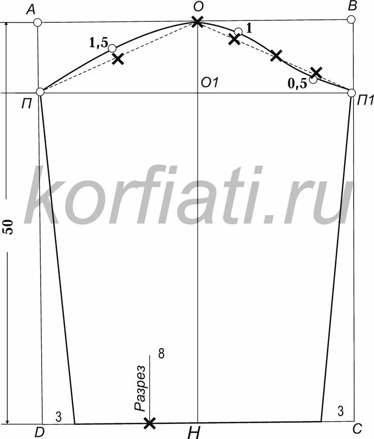 Построение выкройки рукава рубашки Выкройка рукава к рубашке для мальчика от А. Корфиати Kids patterns, Pattern dra