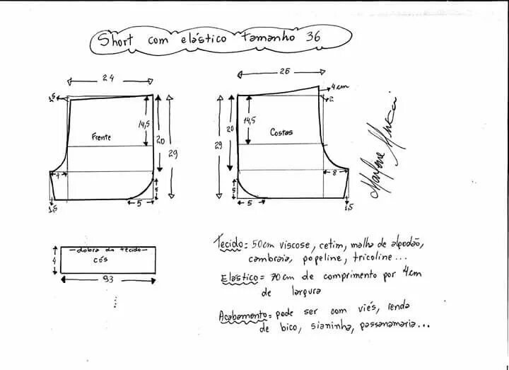 Построение выкройки шорт женских на резинке Pin by Dani on shorts T shirt sewing pattern, Baby clothes patterns sewing, Tank