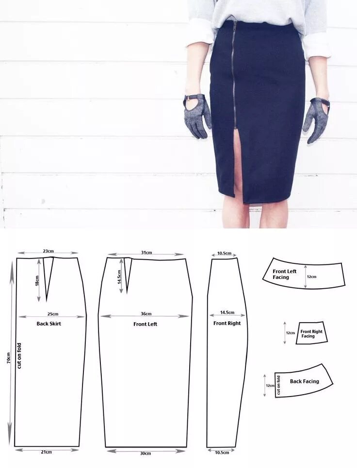 Построение выкройки юбки карандаш с разрезом спереди Pencil Skirt Pattern Free I’ve Created This Pencil Skirt Sewing Pattern That Use