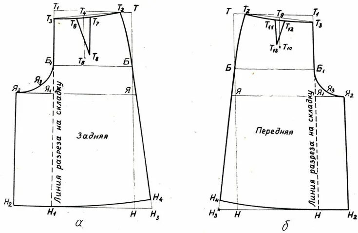 Построение выкройки юбки шорты 24. Построение чертежа юбки-брюк 1985 Азарова М.Н. - Женская и детская одежда Pa