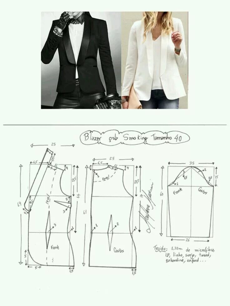 Построение выкройки жакета женского Pin on Costume si jachete-tipare Blazer pattern, Jacket pattern sewing, Jacket p