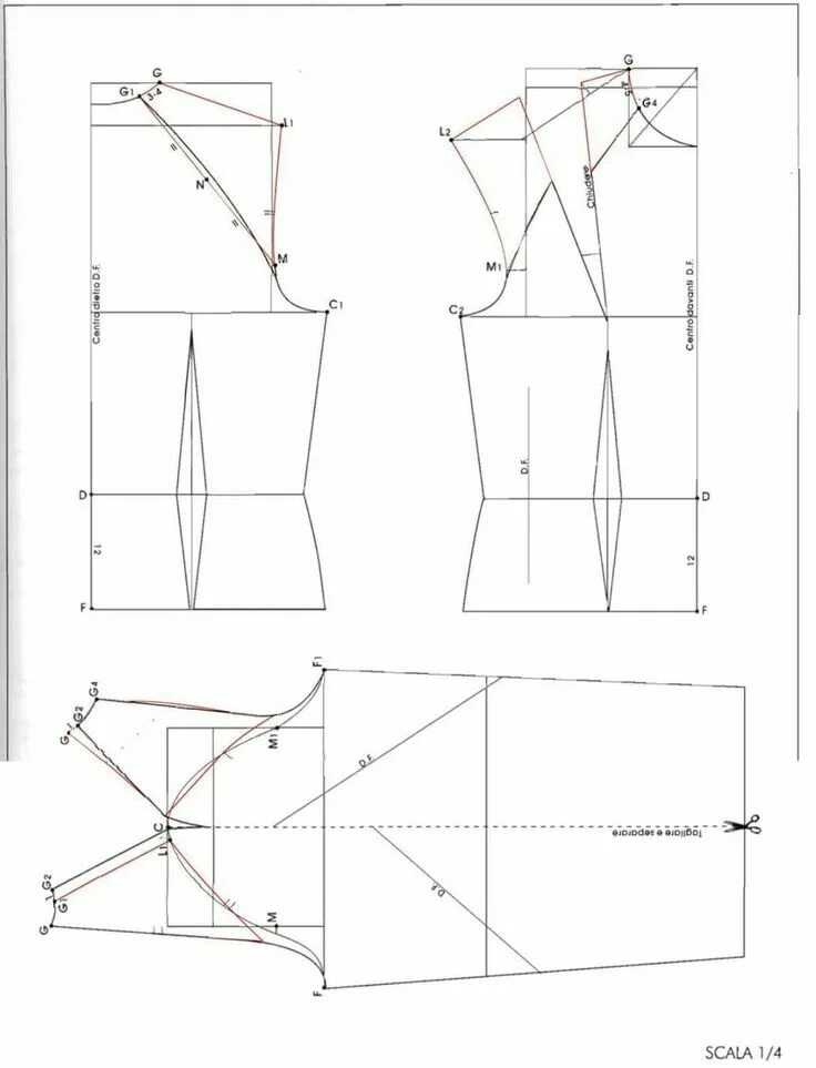 Построение женской выкройки Pin by Rosy Porras F. on Costura - blusas y tops Jacket pattern sewing, T shirt 