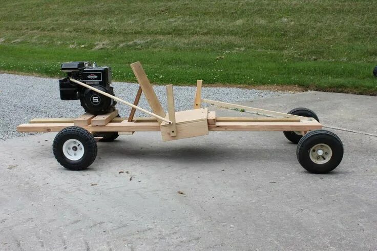 Построил самодельный Homemake Wooden GoKart 2.0 Wooden go kart, Diy go kart, Wooden