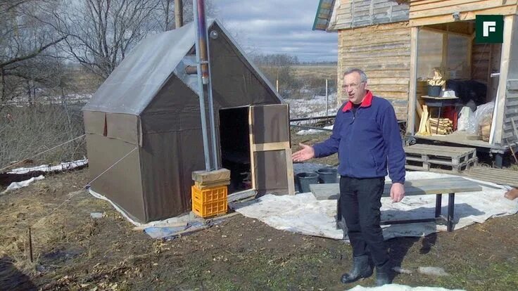 Построить баню на даче своими руками недорого Мобильная баня-скоропарка за копейки. Своими руками // FORUMHOUSE Походы, Садовы