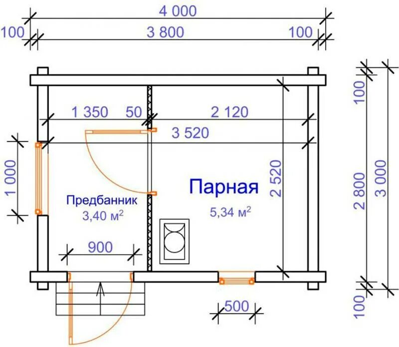 Построить баню своими руками чертежи Каркасная баня: проекты и чертежи