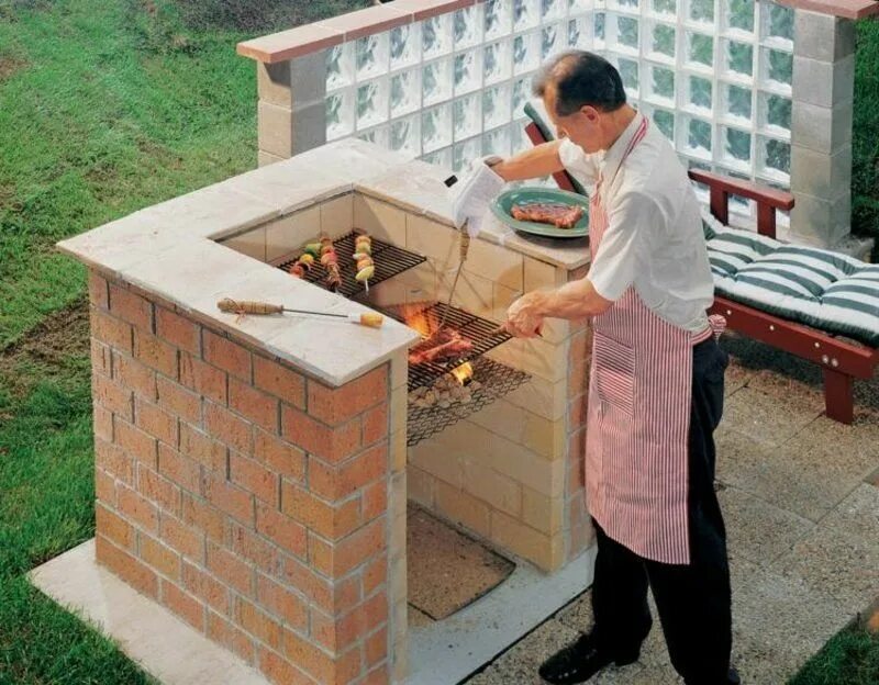 Построить барбекю на даче своими руками Steingrill selber bauen im Garten grillen Gartengrill selber bauen, Steingrill s