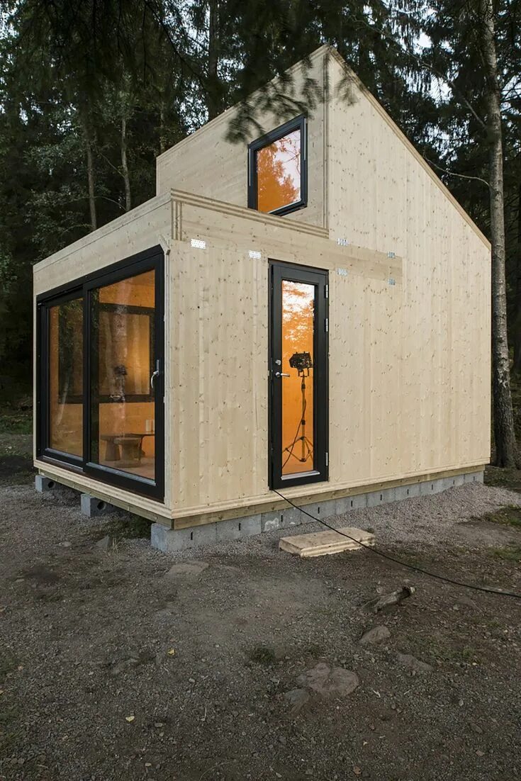 Построить дом бюджетный вариант своими руками A Simple Norwegian Cabin Small house, House design, Architecture house