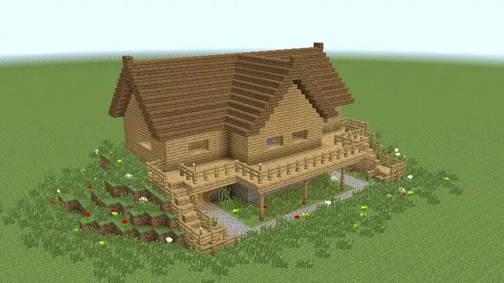 Построить дом в майнкрафте по схеме Minecraft Houses Ideas Oak in 2024 Minecraft designs, Minecraft house designs, M