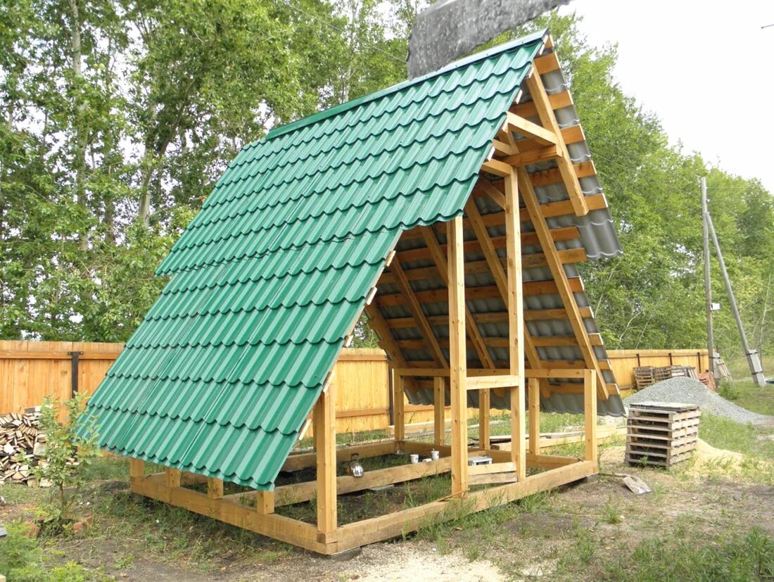 Build a Garden Shed - Roof Framing Building a shed roof, Shed roof, Shed buildin