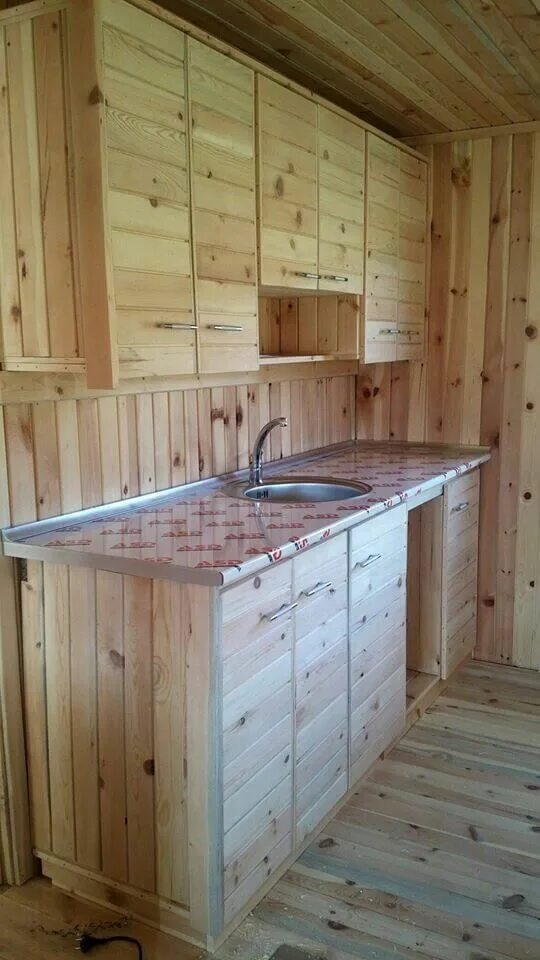 Построить кухню на даче своими руками Top 40 Cool DIY Wood Pallet Ideas - Engineering Discoveries Pallet kitchen cabin