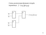 Построить схему расположения Логические элементы построение схемы