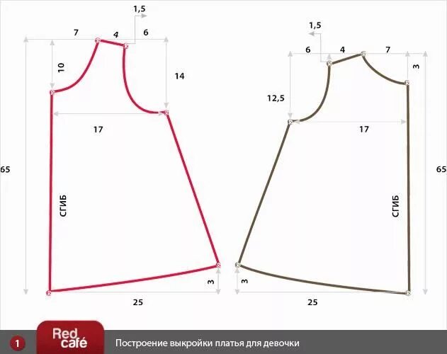 Построить выкройки детского платья Кройка платье девочка Маленькая модница, Выкройки детской одежды и Узоры для пла