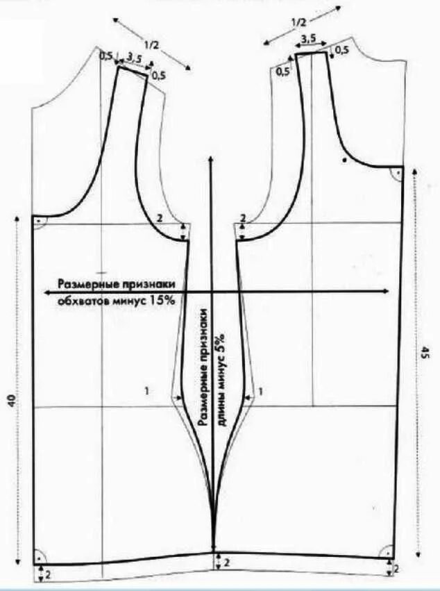 Построить выкройку футболки женской Российский Сервис Онлайн-Дневников Выкройки маек, Выкройки, Шитьё рубашек