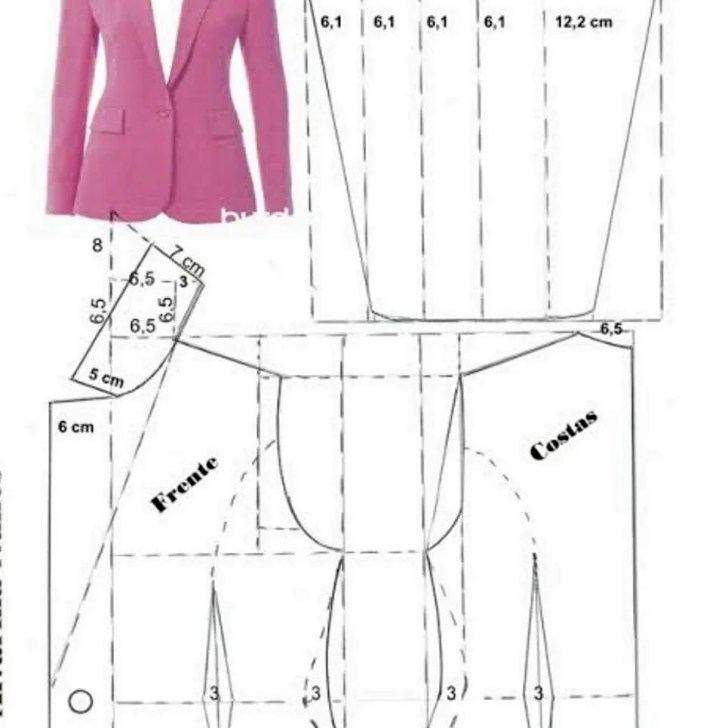 Построить выкройку пиджака женского Крой пиджака женского - Выкройка женского пиджака от Анастасии Корфиати