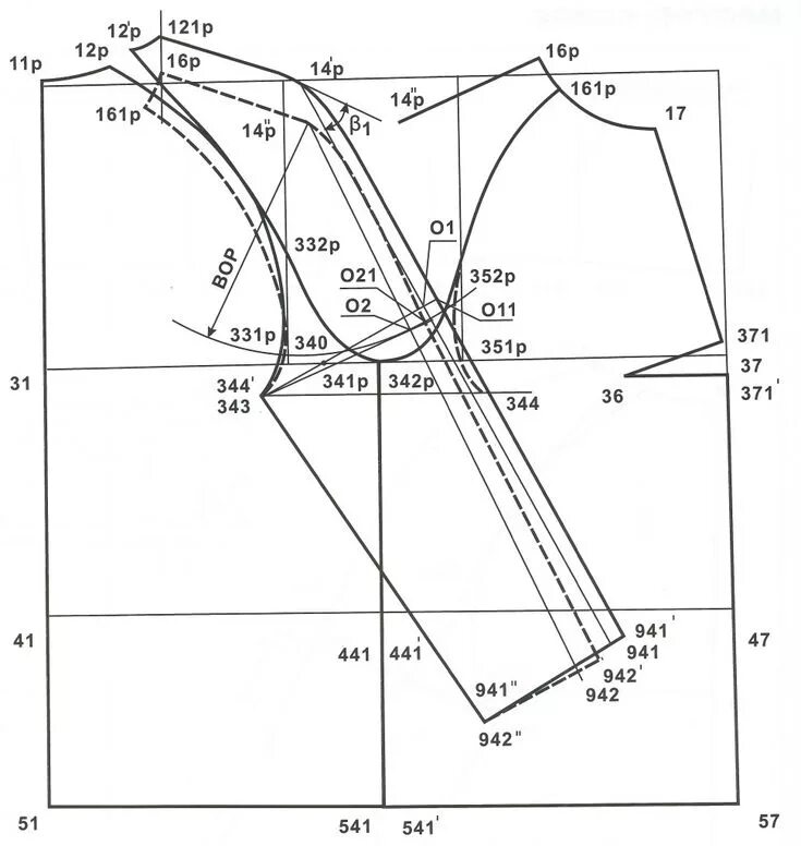 Построить выкройку рукава реглан Всегда актуальный реглан КОНСТРУИРУЕМ ОДЕЖДУ Pattern drafting, Pattern cutting, 