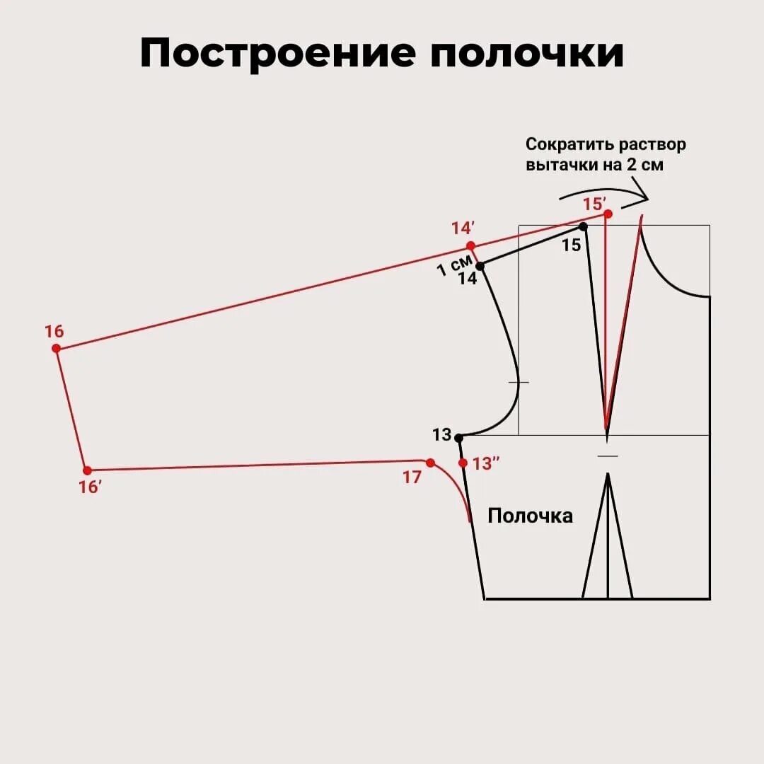 Построить выкройку цельнокроеного рукава Построение цельнокроеного рукава. Юля Балль Дзен