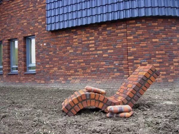 Постройки из кирпичей фото zit dit prettig? - bewri Brick art, Brick design, Brick architecture