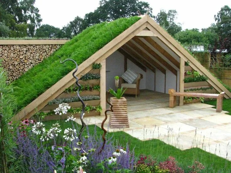 Постройки на даче своими руками 21 Garden Design is Best for Your Inspiration - Vintagetopia Green roof garden, 