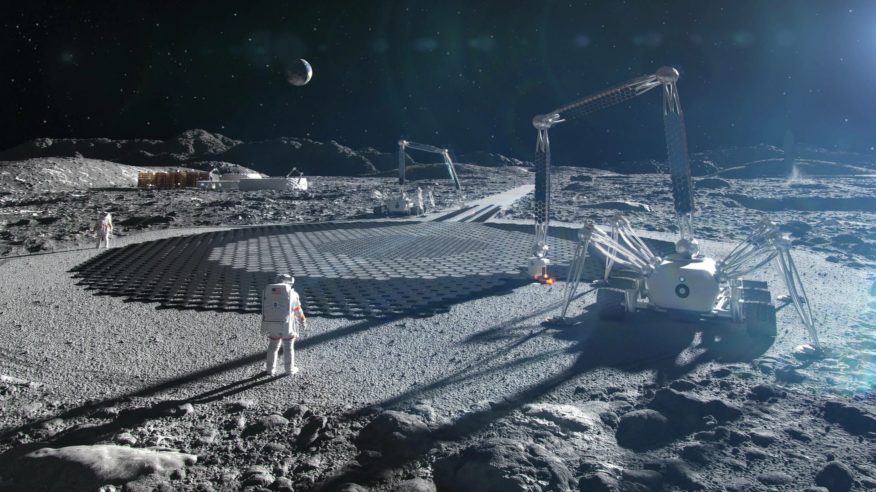 Постройки на луне фото NASA awards $60m to Texas biz for 3D printing future Moon base * The Register