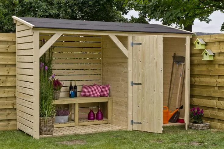 Постройки на участке своими руками фото Casette da Giardino economiche Archivi - La Casa Naturale Backyard shed, Buildin