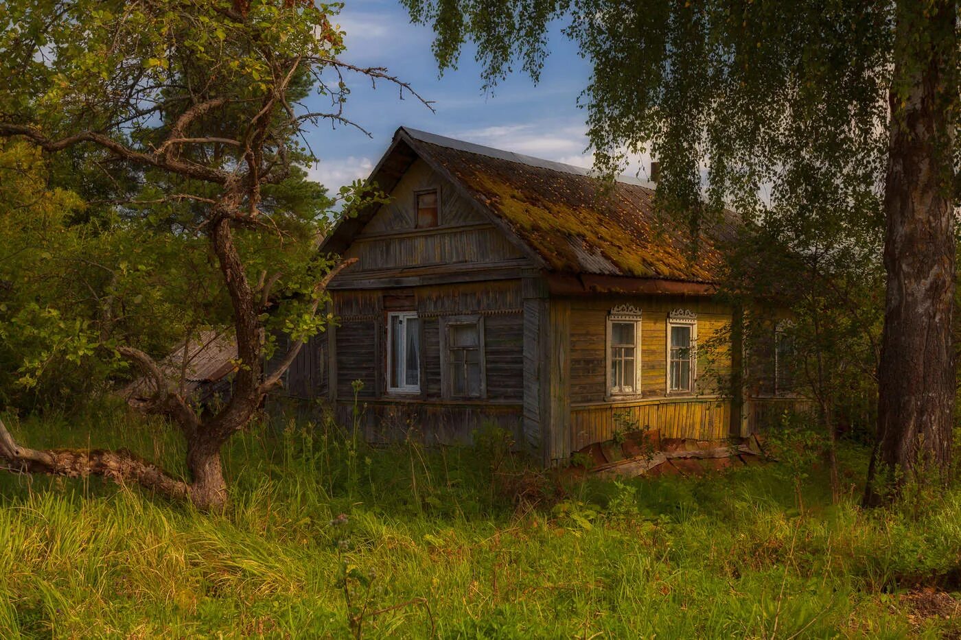 Постройки в деревне фото Домик у дороги... / Автор: Liliya