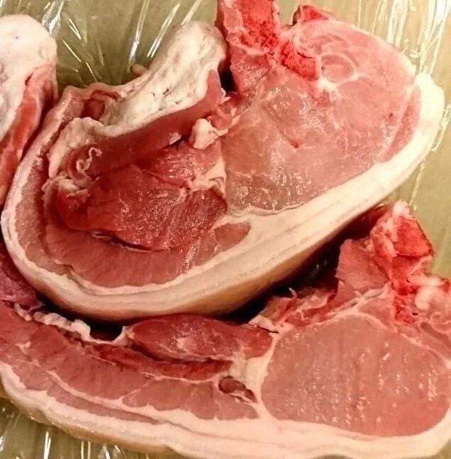 Поступления свежего мясо свинина фото Meat intake, price 199.90 r/kg 2022 Магазин "Светофор" г. Тавда VK