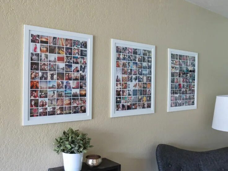 Посты на стену фото make bake & love: DIY: Instagram Collage Prints Framed photo collage, Photo coll