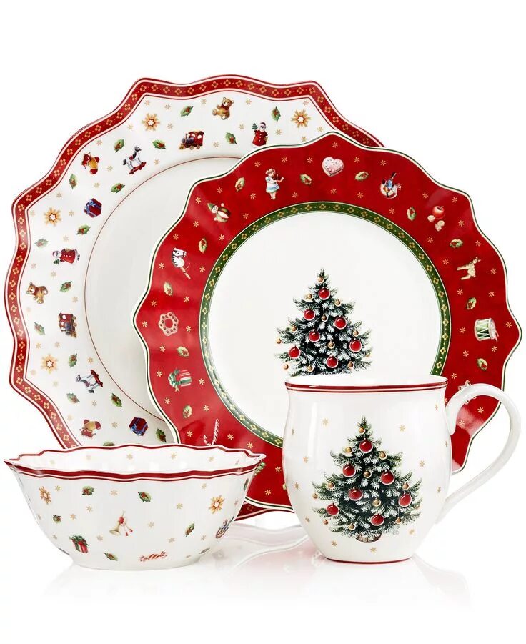 Посуда с новогодним декором Villeroy & Boch Toy's Delight Dinnerware Collection - Dinnerware - Dining & Ente