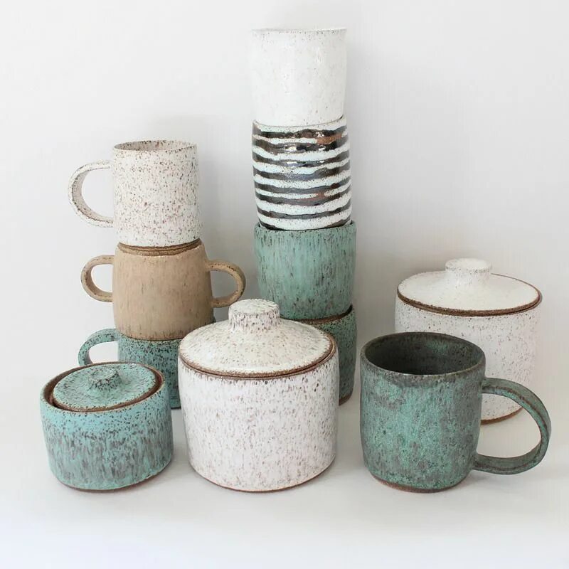 Посуда в стиле лофт Pots made by hand for the modern home, kitchen, & table Pottery mugs, Pottery, C