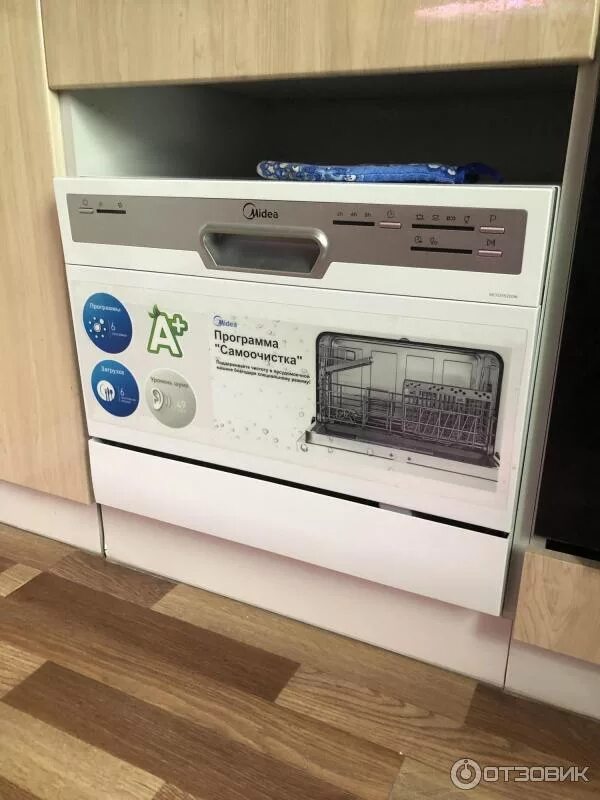 Посудомоечная машина компактная midea mcfd55s460wi как подключить Отзыв о Посудомоечная машина Midea MCFD55200W Не плохая машина