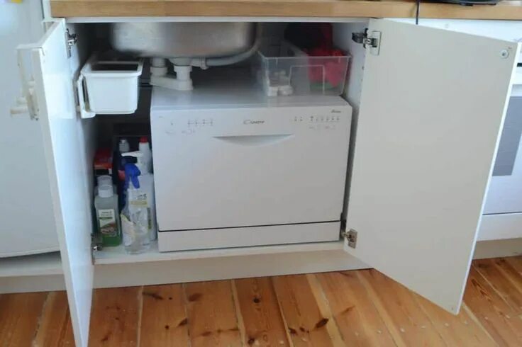 Посудомоечная машина под раковину подключение Compact dishwasher under sink in 2023