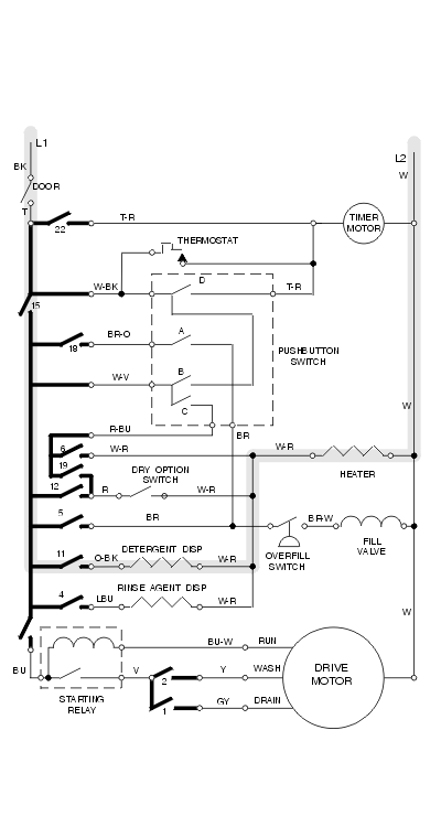 Посудомоечная машина схема электрическая принципиальная Testing the Dishwasher Timer Switches Cabin floor plans, Floor plans, Cabin floo