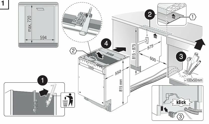 Посудомоечная машина установка своими Bosch SMV 65M30 RU инструкция, характеристики, форум, поддержка