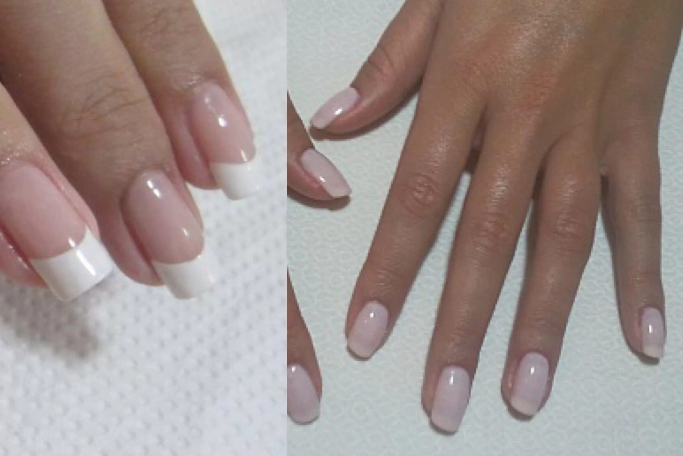 Потайной френч маникюр фото What's the Difference Between a French vs American Mani? American nails, America