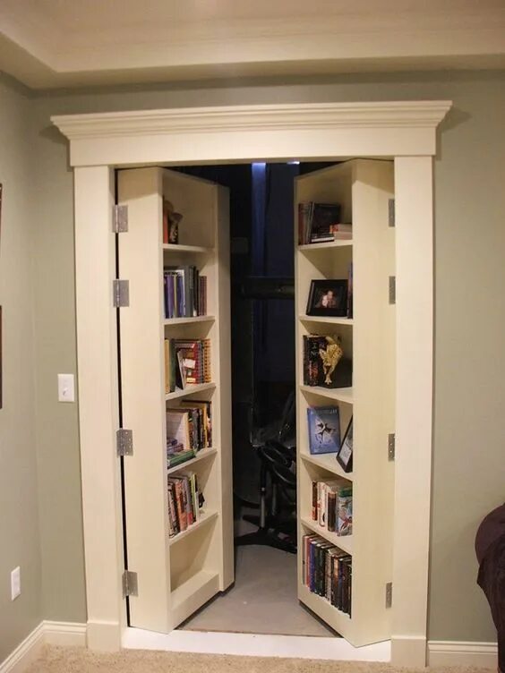 Потайные двери фото Cómo Hacer una Librería de Puerta Secreta! - Ideas Perfectas Porta secreta em es