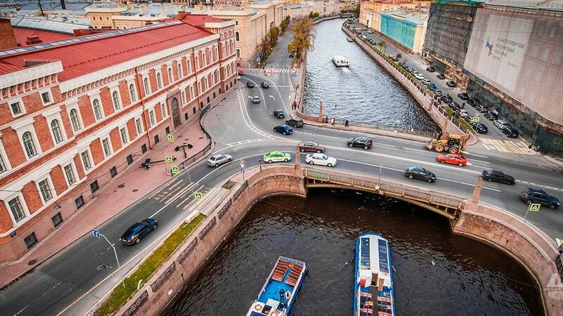 Поцелуев мост в санкт петербурге фото В Петербурге отремонтируют участок набережной у Поцелуева моста