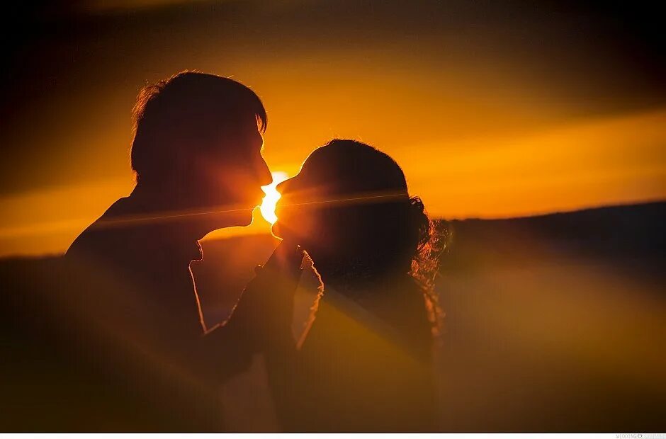 Sunset Kiss stock photo. Image of married, adults, happy - 9454102 Sunset, Photo