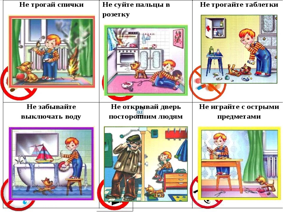 Потенциальная опасность в доме примеры Памятка правила поведения дома