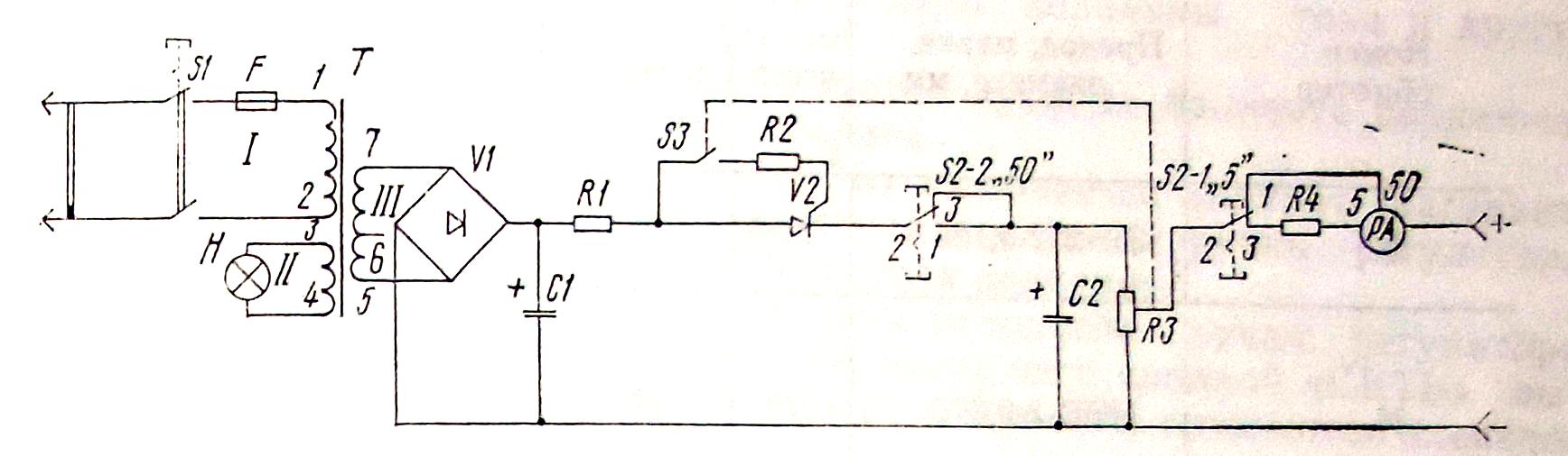 Поток 1 схема электрическая принципиальная Схемотехника гальванизаторов.
