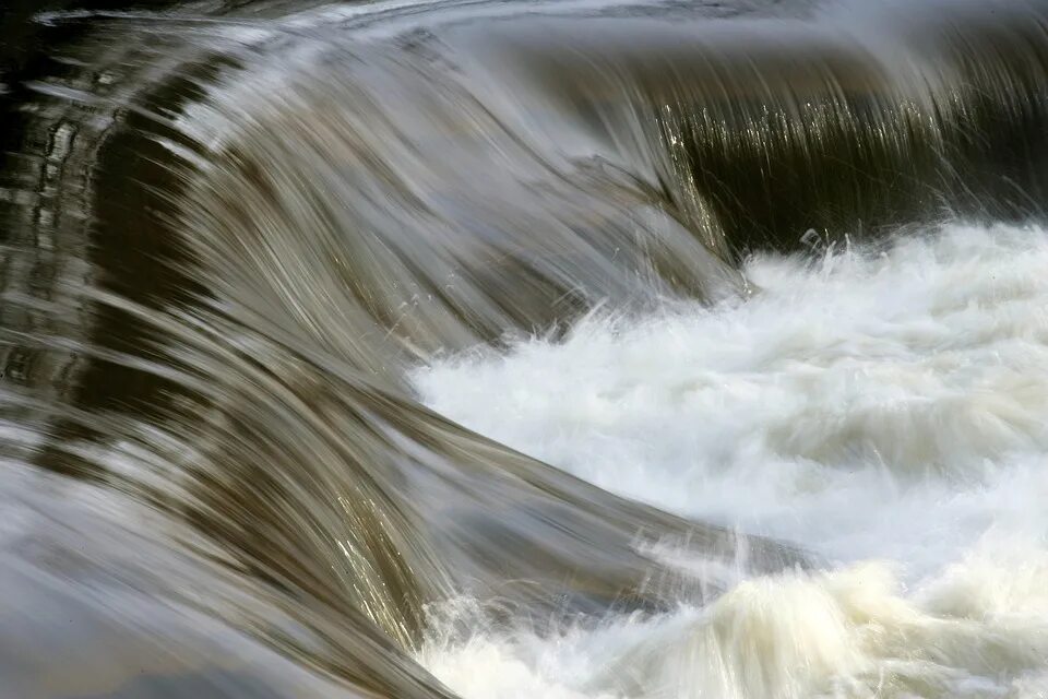 Поток воды фото Canvas Print River Flow Long Exposure Nature Waterfall Stretched Canvas 10 x 14 